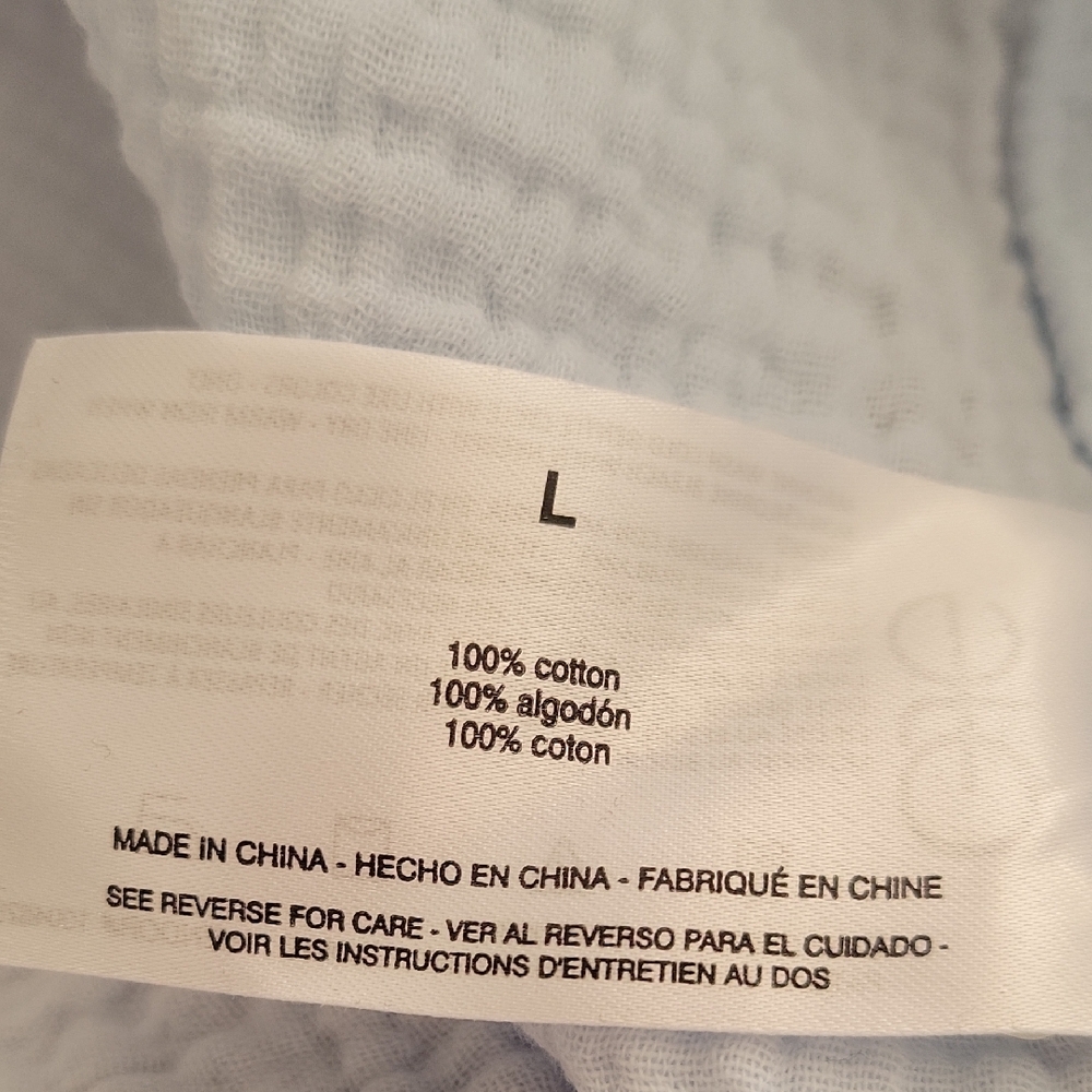 Nine West Lightweight Button Down Shirts in Light Blue and Pink - Picture 9 of 9